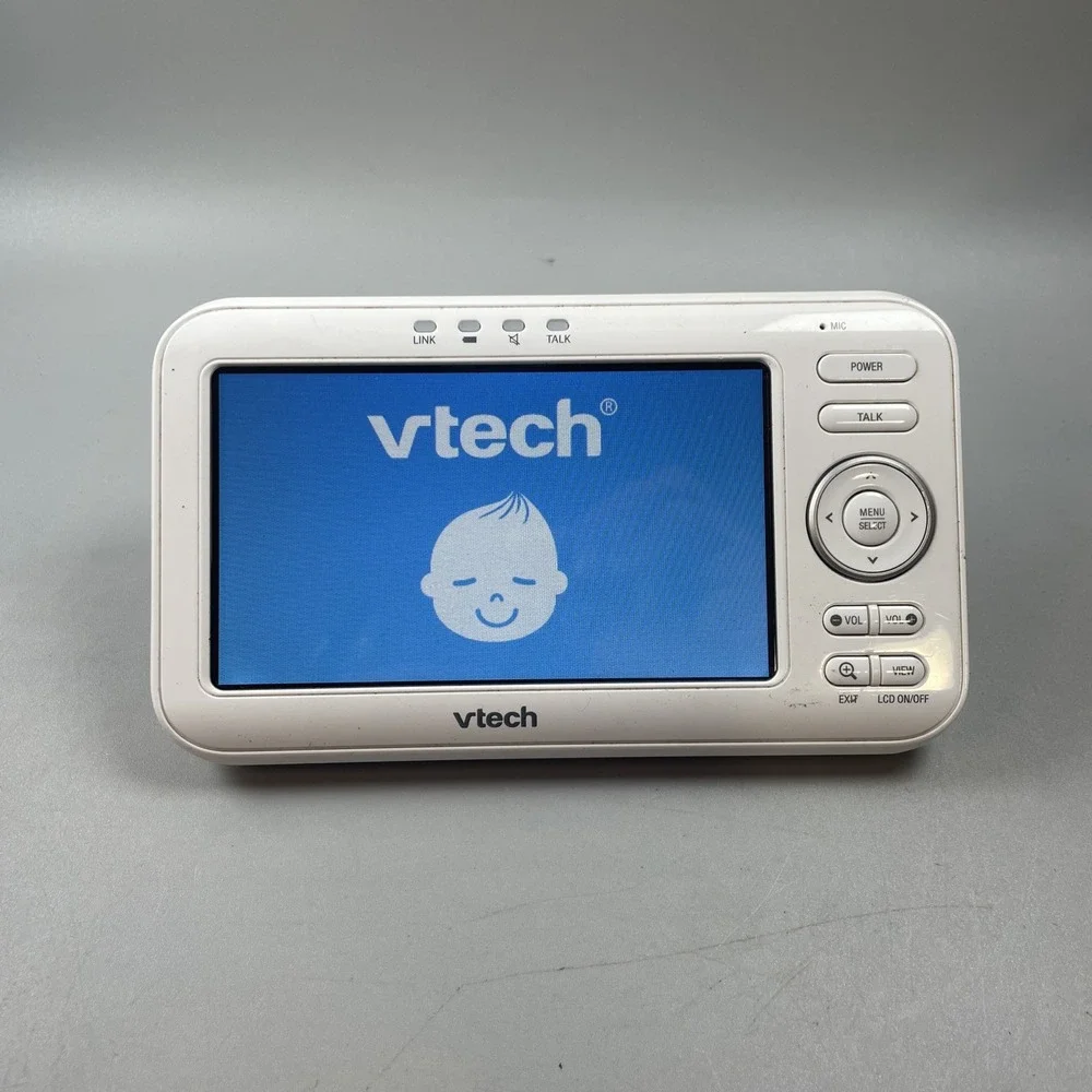 VTech VM5263 PU White Wireless Portable Digital Video Baby Monitor